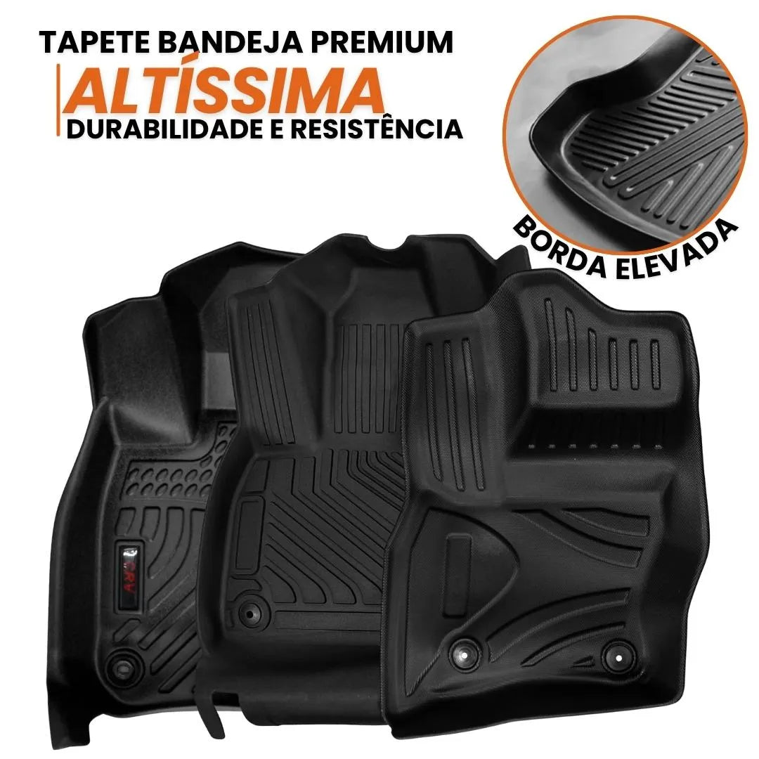 JOGO DE TAPETE BANDEJA PREMIUM AUDI Q3 2019 A 2023 - COMPLETO