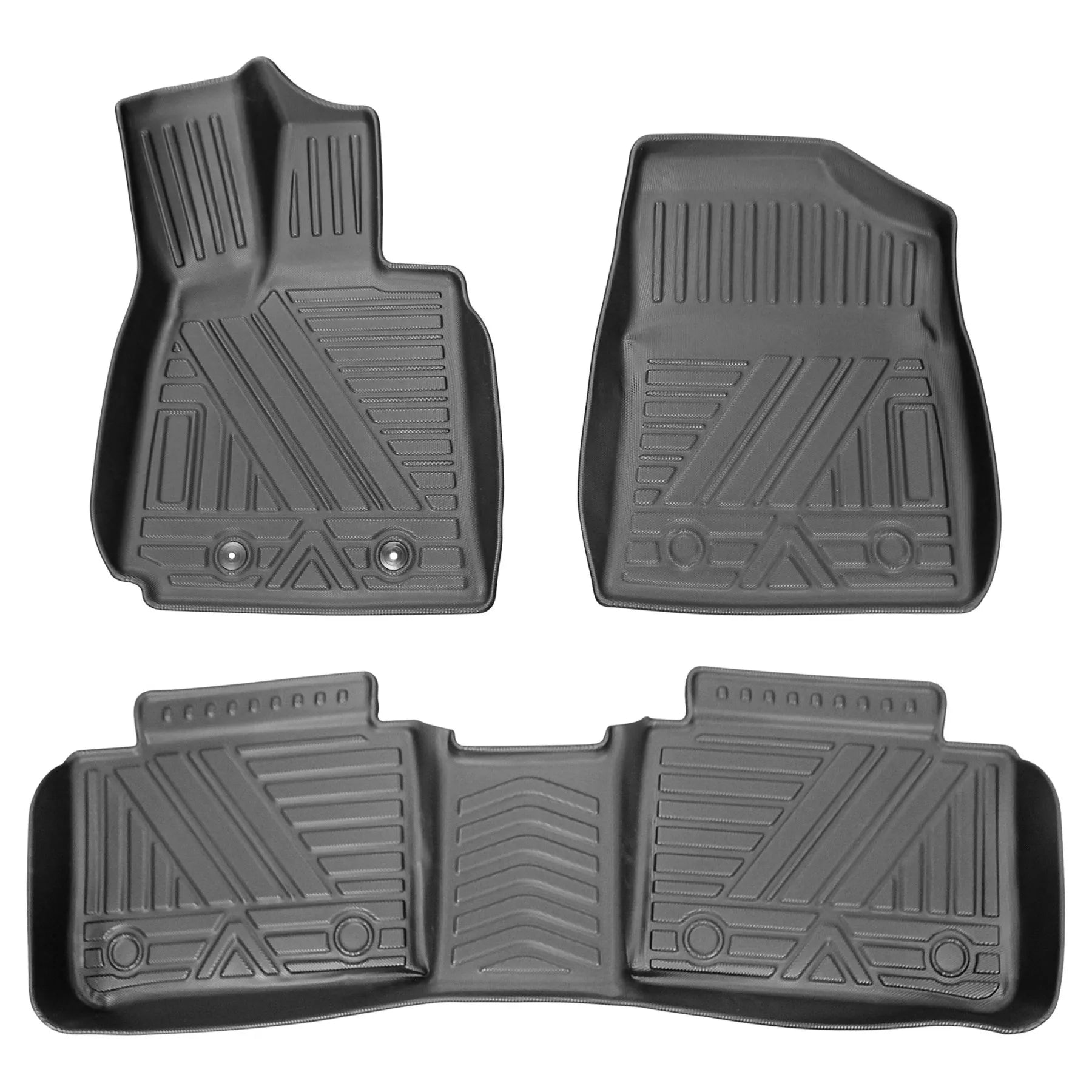 JOGO DE TAPETE BANDEJA PREMIUM BYD HAN EV 2022 A 2026 - COMPLETO