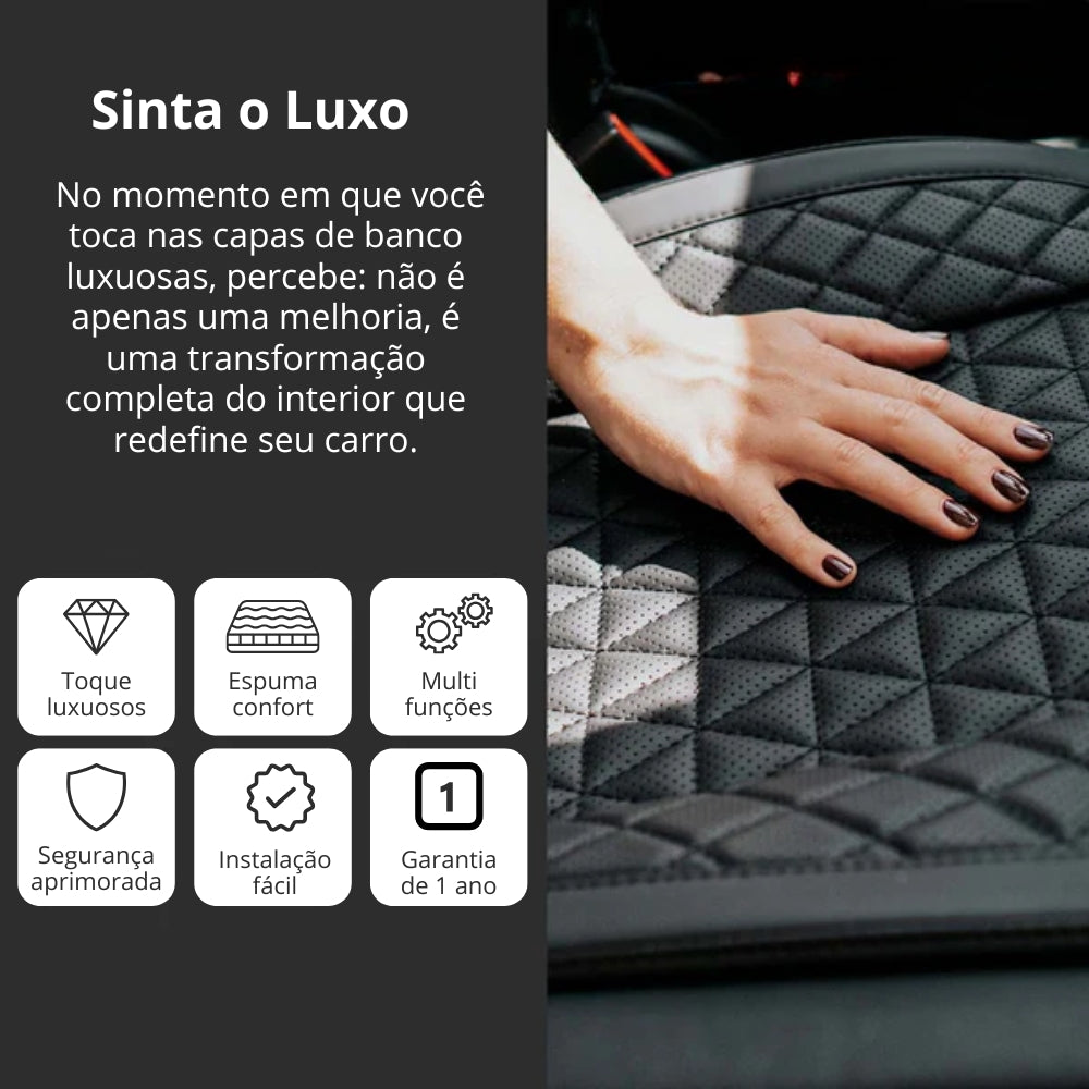 Capas de Bancos Premium | Bancos Dianteiros e Traseiros